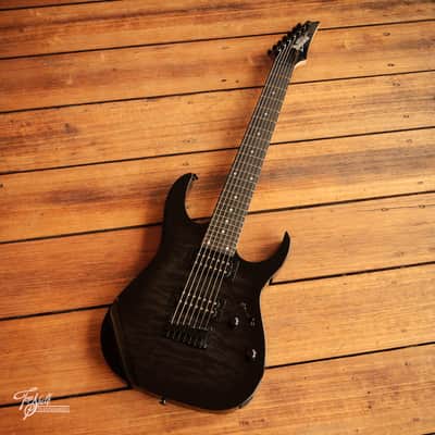 Ibanez GRG7221QA 7-String Transparent Black Sunburst 2025 image 2