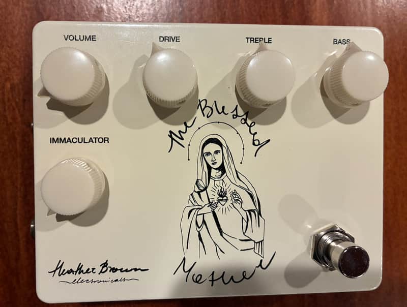 Heather Brown Electronicals The Blessed Mother: Light Gain Transparent Overdrive / Boost 2010s - White image 1