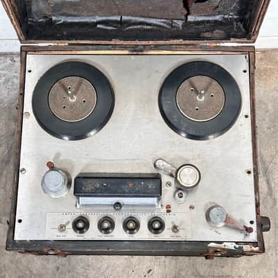Ampex 351-2P Reel To Reel Transport Magnetic Tape Recorder w/ Original Case image 7