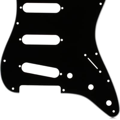 Fender 11-Hole '60s Vintage-style Stratocaster S/S/S Pickguard - 3-ply Black