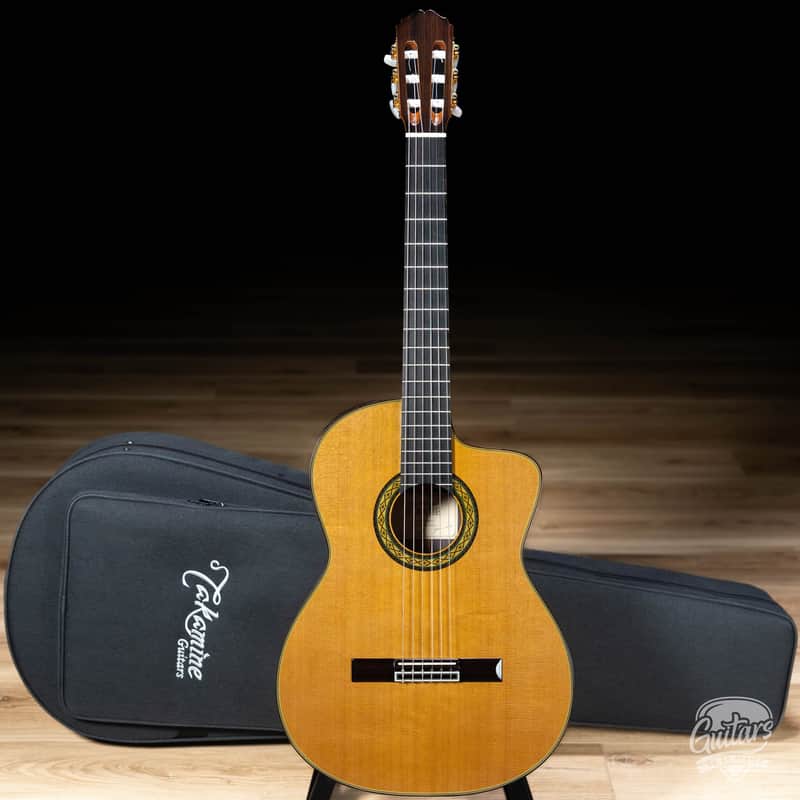 Takamine EH5C / TH5C Hirade Cutaway Nylon String Guitar w/ Case image 1