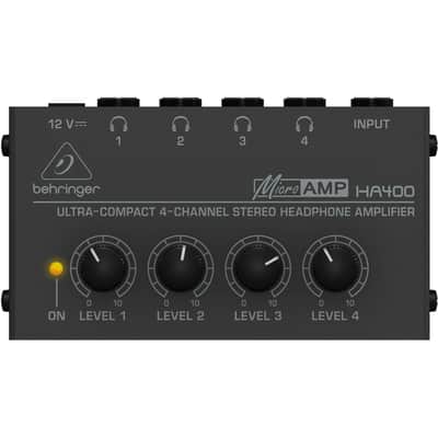 Behringer Microamp HA400 4-Channel Stereo Headphone Amplifier image 1