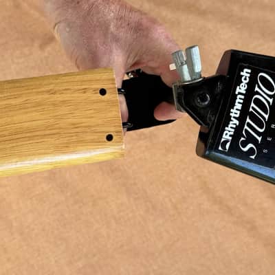 RhythmTech Cowbell DanMar Wood Block Percussion Accessories with Rim Mount image 4