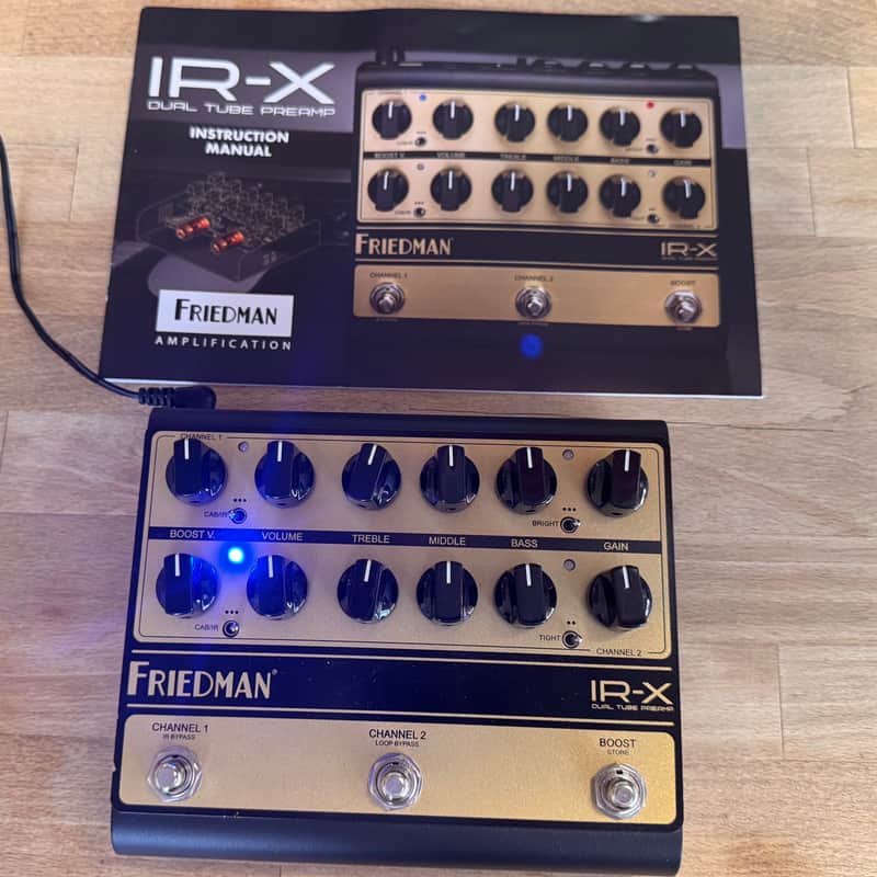 Friedman IR-X Dual Tube Preamp/DI — Like New w/ Full Kit — Box, PSU, Cables image 1