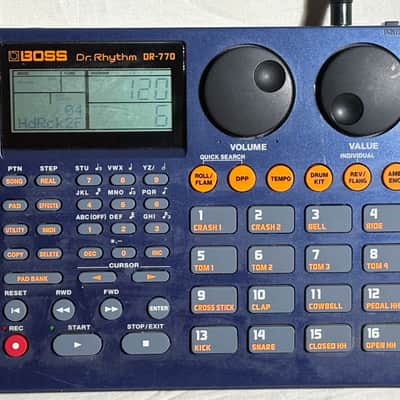Boss DR-770 Dr. Rhythm 1999 - 2004 - Blue