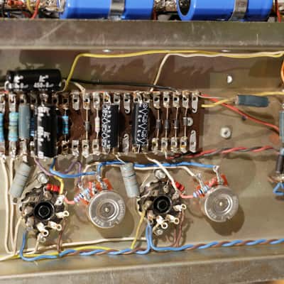 Vox AC50 head 1974 - Black basketweave image 12
