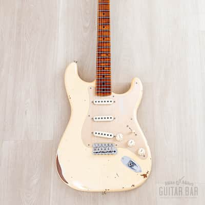2020 Fender Custom Shop NAMM ‘17 Limited Edition 1956 Stratocaster Roasted Relic White w/ Case, CoA image 2