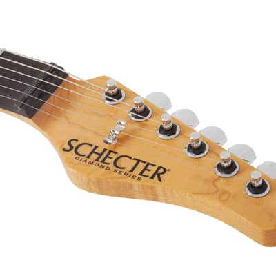 Schecter California Classic Solidbody Electric Guitar - Charcoal Burst image 9