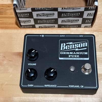 Benson Amps Germanium Fuzz - Studio Black | Reverb