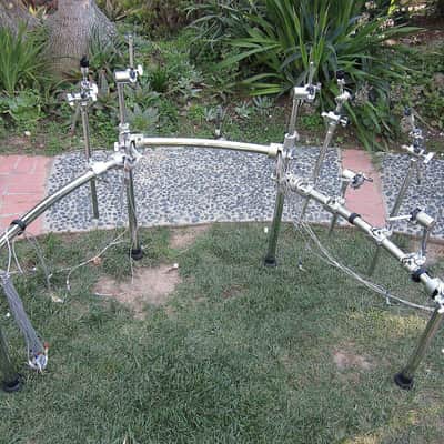 Roland MDS50KV Rack for VDrums Chrome, w/Cabling for TD50 50k MDS25 MDSSTG2