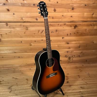 Epiphone J-45 Standard Acoustic Guitar - Vintage Sunburst image 2