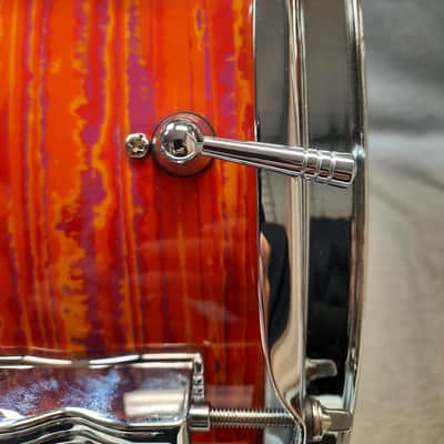 Ludwig USA Legacy Mahogany Jazz Fest 5X14 - Mod Orange image 23