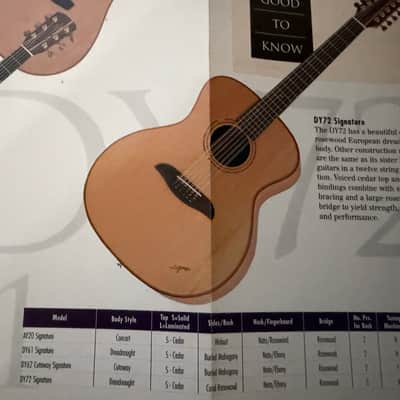 Alvarez Yairi Brochure 90s DY72 DY62 DY61 AY20 image 5