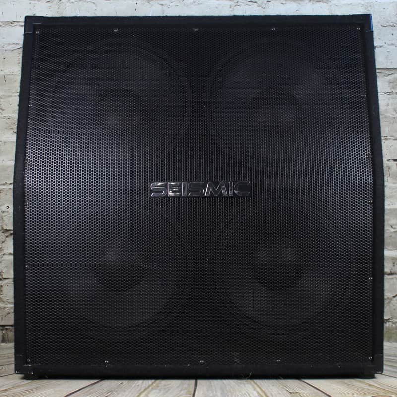 Seismic Audio SA-412-Slant 4x12" 400w Slanted Guitar Speaker Cab image 1