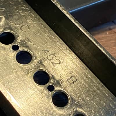 General Vintage Tone Pair   1950s Butyrate P90 Pickup cover - Soapbar True butyrate made original Gi image 6