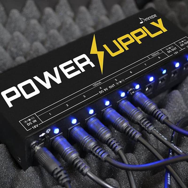 Guitar Pedal Power Supply (10 Isolated DC Output for 9V/12V/18V Effect Pedals) image 1