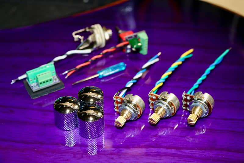Boscoe Music GLL1K — G&L L•1000 Wiring Harness — Control Plate / Mini Pot Version image 1