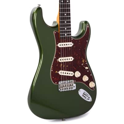 Fender Custom Shop 1963 Stratocaster Deluxe Closet Classic Aged Cadillac Green Master Built by David Brown (Serial #R129400) image 1