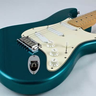 RARE 2001 FENDER AMERICAN SERIES STRATOCASTER AQUA MARINE METALLIC ONLY MADE 1YR image 6