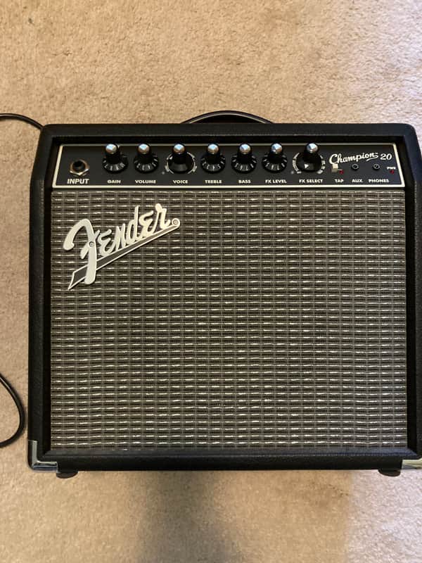 Fender Champion 20 20-Watt 1x8" Guitar Practice Amp 2013 - 2024 - Black image 1