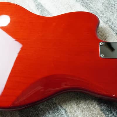 Fender MIJ 2024 Collection Hybrid II Jazzmaster FMT Flame Sunset Orange Transparent Made in Japan image 10