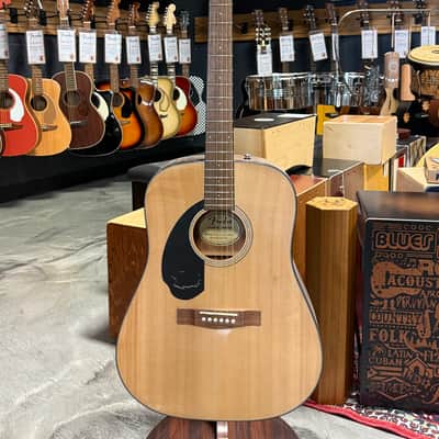 Fender "CD-60S" left-handed guitar, Natural finish - Open Box image 1