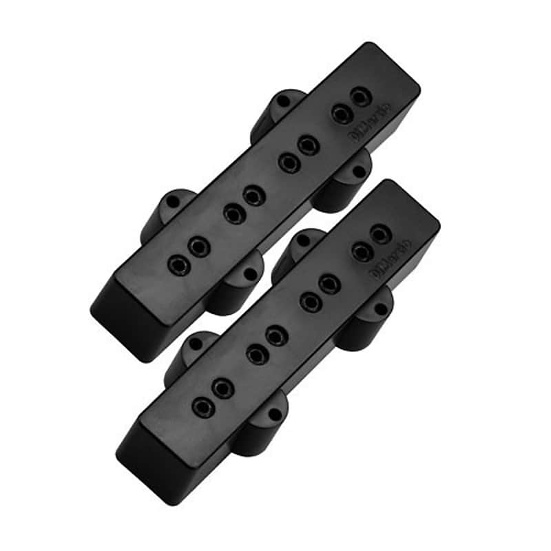 DiMarzio Model J Neck & Bridge Bass Pickup Set Black image 1
