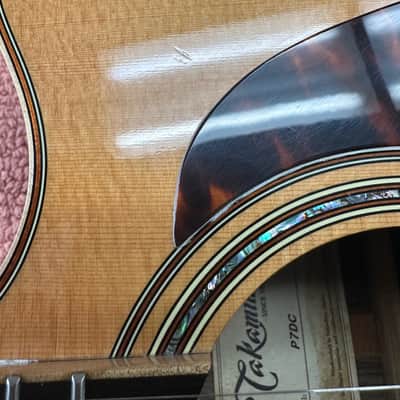 Takamine P7DC Pro Series 7 Dreadnought Cutaway Acoustic/Electric Guitar 2010s - Natural Gloss image 10