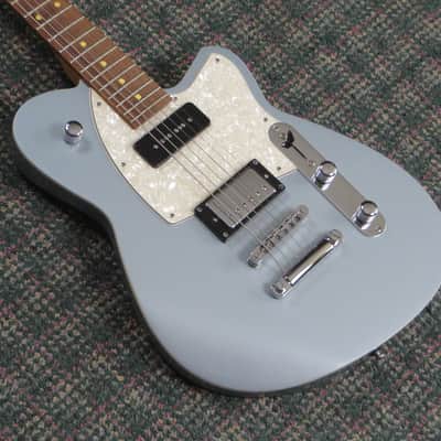 2021 Reverend Double Agent OG Metallic Silver Freeze! w/case image 1