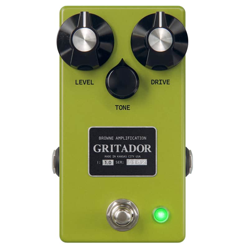Browne Amplification The Gritador Overdrive Pedal - Green image 1