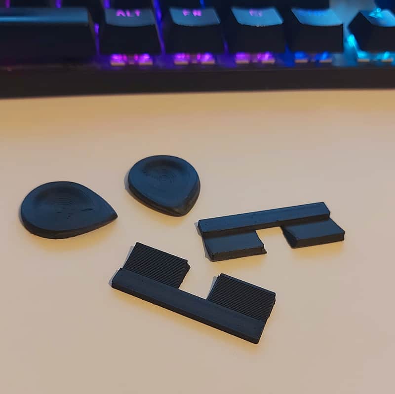 Kramer Baretta Special Shims For Locking Nut Installation (two pieces)+FREE Guitar picks! image 1