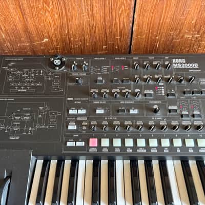 KORG MS2000B Virtual Analog Modeling Synthesizer w/ vocoder mic power supply image 3