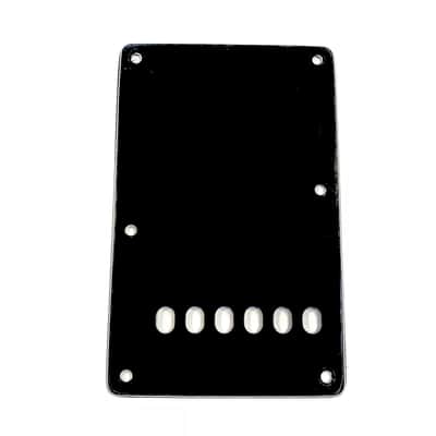 Black 3 Ply Stevie Ray Vaughan SRV Stratocaster Pickguard/Backplate Set Made In USA image 2