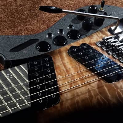Visionary Instruments 7 string Midi Guitar Controller 2020 - Tobacco sunburst image 1