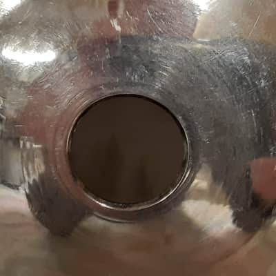 Zildjian 15" A Custom Mastersound Hi-Hat Cymbals (Pair) 2004 - Present - Brilliant image 8