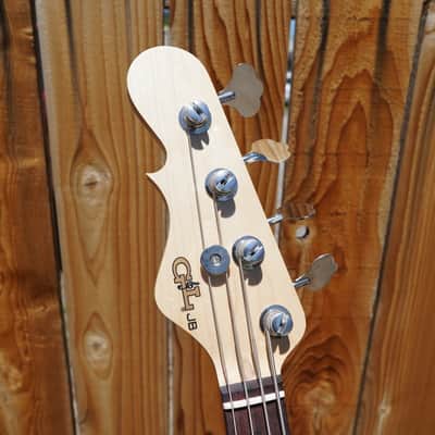 G&L USA JB Sunset Coral Left Handed 4-String Electric Bass Guitar w/ Black Tolex Case (2022) image 6