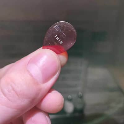 Ampeg guitar/mandolin Jazz-shaped pick 1960's (x1) image 4