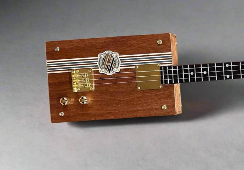 Dave's Cigar Box Guitar AVO Uvesian Electric Cigar Box Guitar image 1