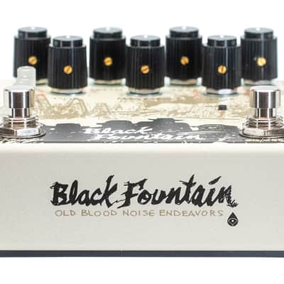 Old Blood Noise Endeavors Black Fountain Stereo Delay Pedal (Cream) image 4