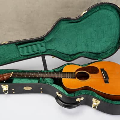 1939 Martin 0-18 Natural Pre-War Acoustic Guitar w/ Superior Hard Case #55757 image 3