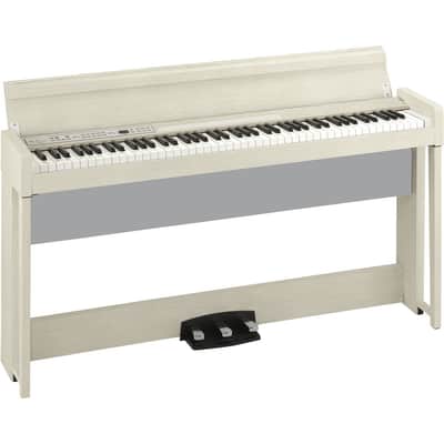 Korg C1AIRWA 88-key Digital Home Piano With Bluetooth, White Ash image 1