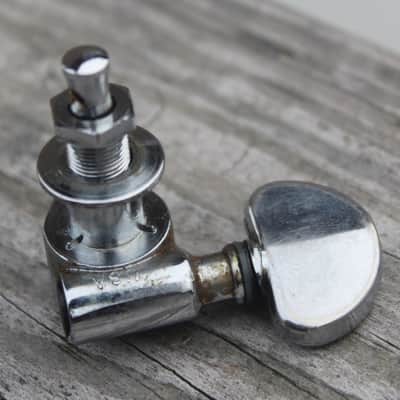 Vintage 1970's Gibson Milk Bottle Grover Rotomatic Tuner Bass Side Chrome (02172) image 2