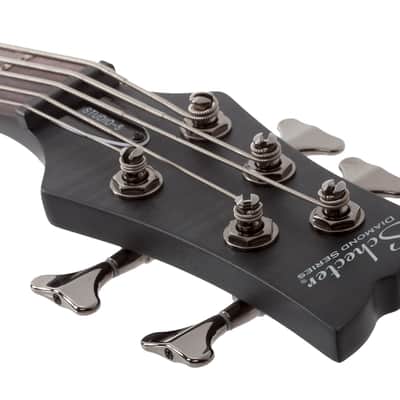 Schecter Stiletto Studio-5 See-Thru Black Satin image 12