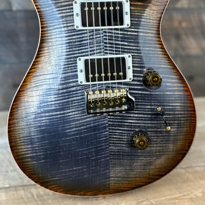 PRS Wood Library Custom 24 Amazing Highly Figured 10 top!! - Burnt Maple Leaf 395093 image 2