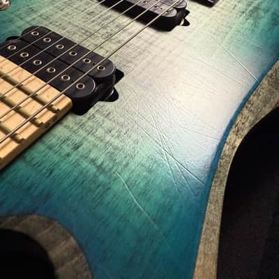 Ibanez RGD61AL-SSB Axion Label 2019 - 2020 - Stained Sapphire Blue Burst image 7