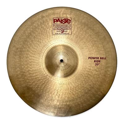 Paiste 20" 2002 Power Bell Ride Cymbal 1980 - 1999