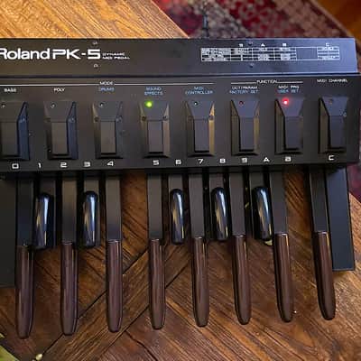 Roland PK-5 Dynamic MIDI Pedal Controller 1990 - 2005 - Black image 7