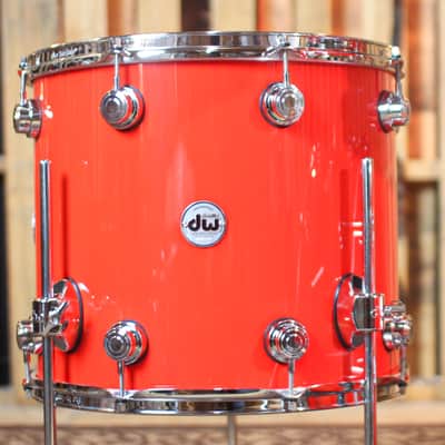 DW Collector's Maple Mahogany Scarlet Red Drum Set - 22,10,12,16 - SO#1288921 image 6
