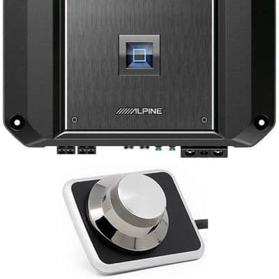 Alpine R2-A60F 4 Channel 600W Class D Amplifier RUX-H01 Bass Knob & KIT4 AMP Kit image 2