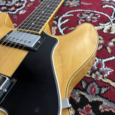1978-1979 Yamaha SA700 Super Axe Semi-Hollow ES-335 Style Natural MIJ Japan image 4